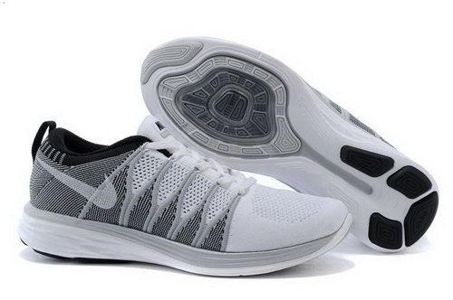 Nike Flyknit Lunar Ii 2 Mens Shoes Light Gray White Greece